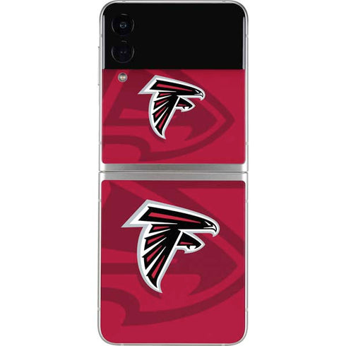 NFL Atlanta Falcons Double Vision Galaxy Z Flip4 5G Skin