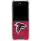 NFL Atlanta Falcons Double Vision Galaxy Z Flip5 5G Clear Case