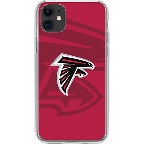 NFL Atlanta Falcons Double Vision iPhone 11 Clear Case