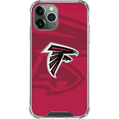 NFL Atlanta Falcons Double Vision iPhone 11 Pro Max Clear Case
