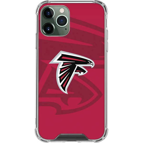 NFL Atlanta Falcons Double Vision iPhone 12 Pro Clear Case