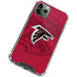 NFL Atlanta Falcons Double Vision iPhone 12 Pro Clear Case