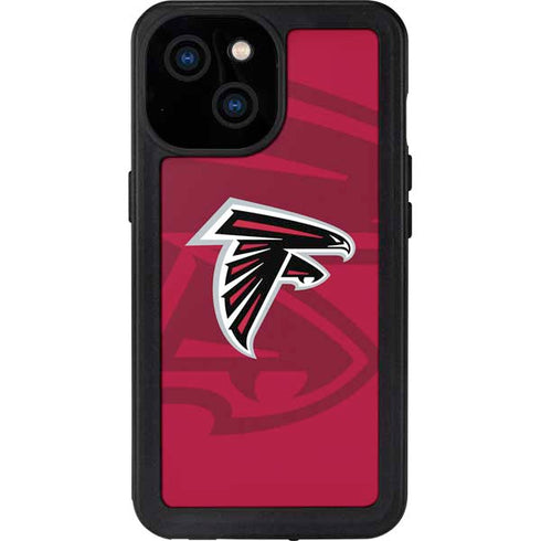 NFL Atlanta Falcons Double Vision iPhone 13 Mini Waterproof Case