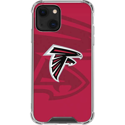 NFL Atlanta Falcons Double Vision iPhone 15 Plus Clear Case