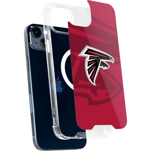 NFL Atlanta Falcons Double Vision iPhone 15 Plus MagSafe Case