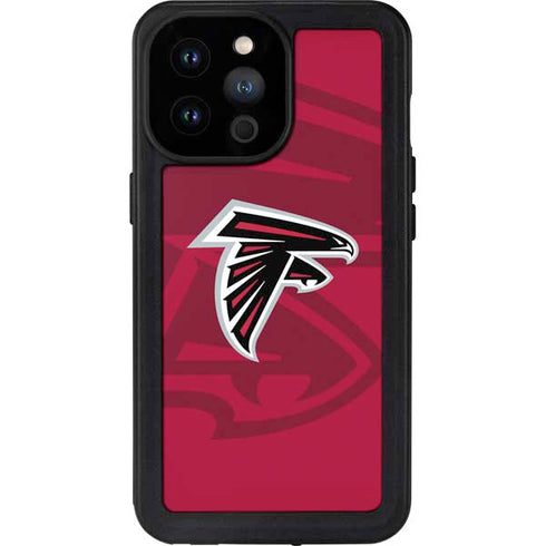 NFL Atlanta Falcons Double Vision iPhone 14 Pro Max Waterproof Case