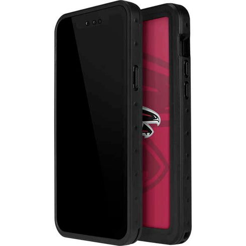 NFL Atlanta Falcons Double Vision iPhone 14 Pro Max Waterproof Case