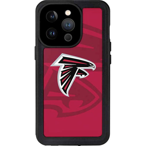 NFL Atlanta Falcons Double Vision iPhone 14 Pro Waterproof Case