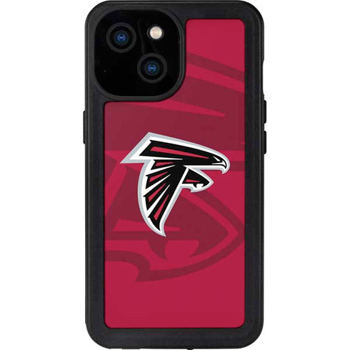 NFL Atlanta Falcons Double Vision iPhone 15 Waterproof Case