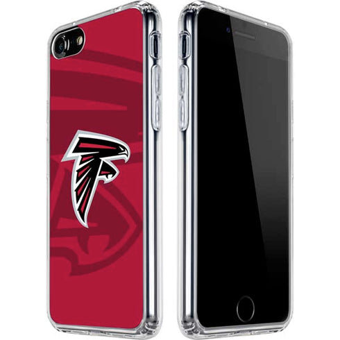 NFL Atlanta Falcons Double Vision iPhone SE (2nd & 3rd Gen) Clear Case