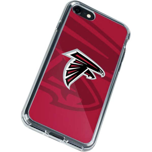 NFL Atlanta Falcons Double Vision iPhone SE (2nd & 3rd Gen) Clear Case