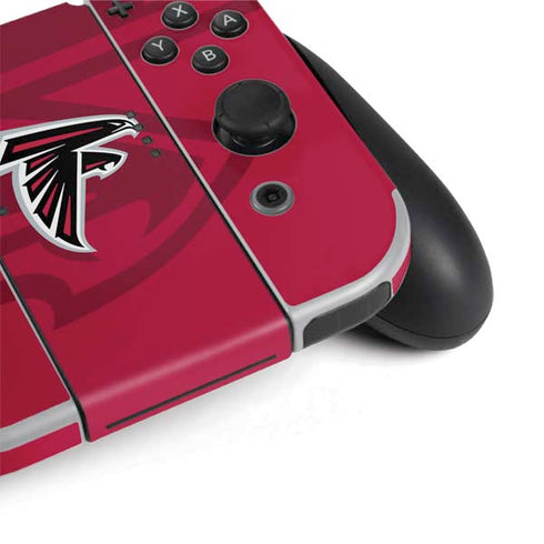 NFL Atlanta Falcons Double Vision Nintendo Switch OLED (2021) Skin