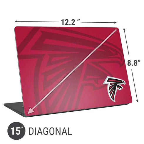 NFL Atlanta Falcons Double Vision Universal Laptop 15in (12.2 x 8.8in) Skin