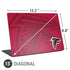 NFL Atlanta Falcons Double Vision Universal Laptop 15in (12.2 x 8.8in) Skin