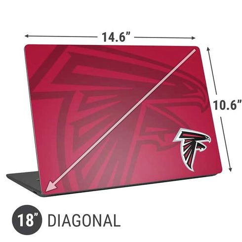 NFL Atlanta Falcons Double Vision Universal Laptop 18in (14.6 x 10.6in) Skin