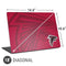 NFL Atlanta Falcons Double Vision Universal Laptop 18in (14.6 x 10.6in) Skin