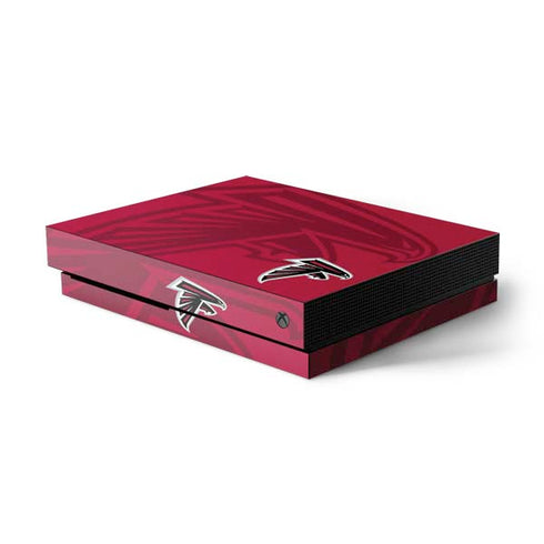 NFL Atlanta Falcons Double Vision Xbox One X Console Skin
