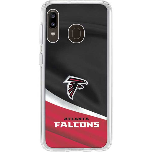 NFL Atlanta Falcons Galaxy A20 Clear Case