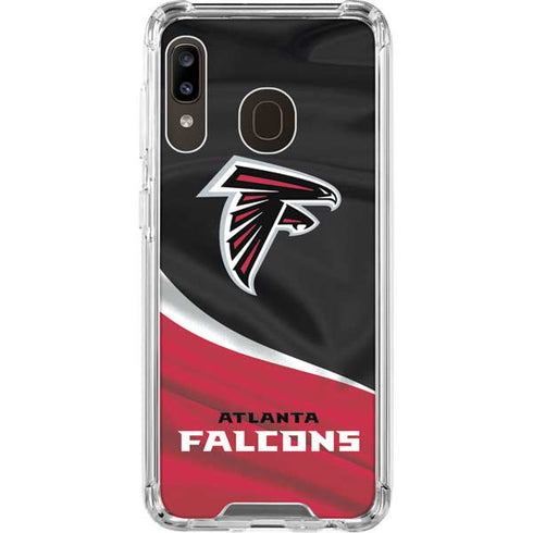 NFL Atlanta Falcons Galaxy A30 Clear Case