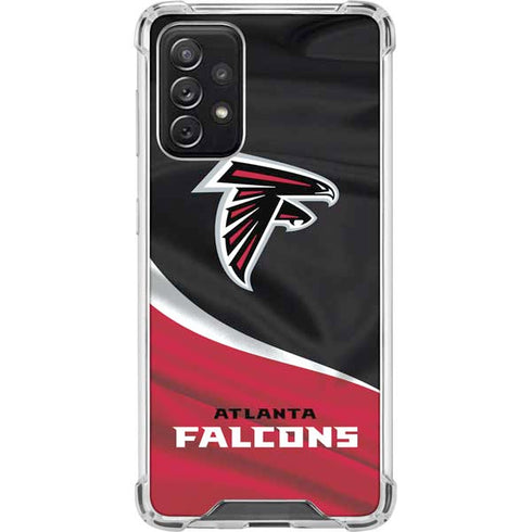 NFL Atlanta Falcons Galaxy A72 5G Clear Case