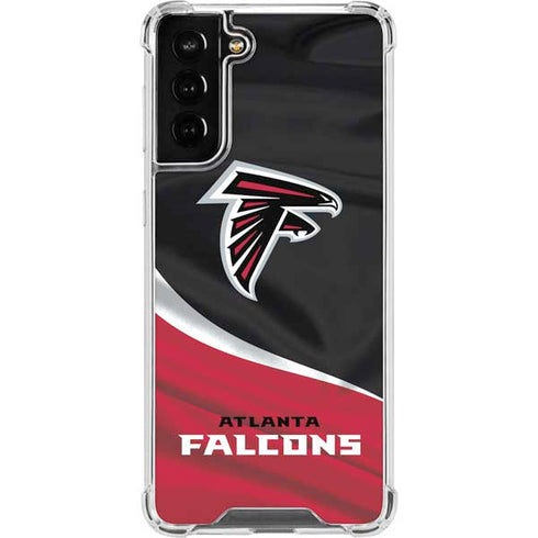 NFL Atlanta Falcons Galaxy S22 Plus Clear Case