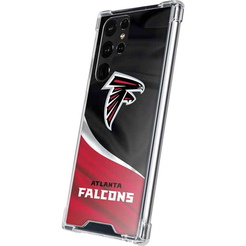 NFL Atlanta Falcons Galaxy S22 Ultra Clear Case