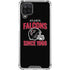 NFL Atlanta Falcons Helmet Galaxy A12 Clear Case