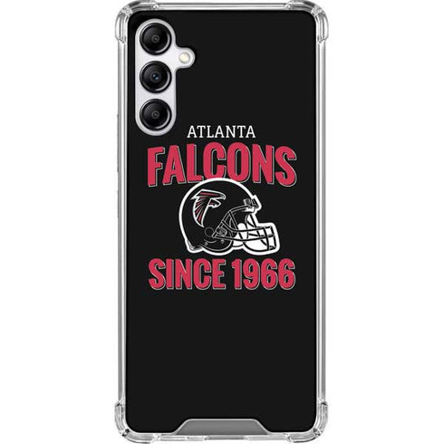 NFL Atlanta Falcons Helmet Galaxy A14 5G Clear Case