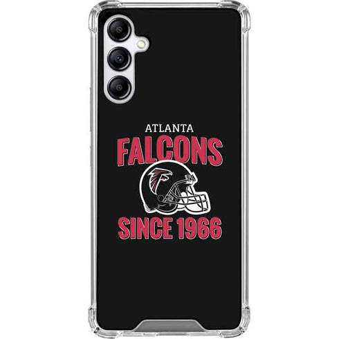 NFL Atlanta Falcons Helmet Galaxy A15 5G Clear Case