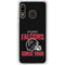 NFL Atlanta Falcons Helmet Galaxy A20 Clear Case
