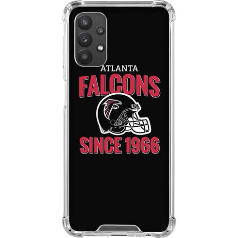 NFL Atlanta Falcons Helmet Galaxy A32 5G Clear Case