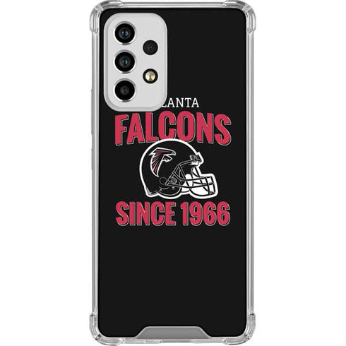 NFL Atlanta Falcons Helmet Galaxy A33 5G Clear Case