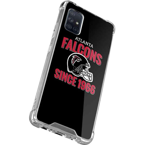 NFL Atlanta Falcons Helmet Galaxy A51 5G Clear Case