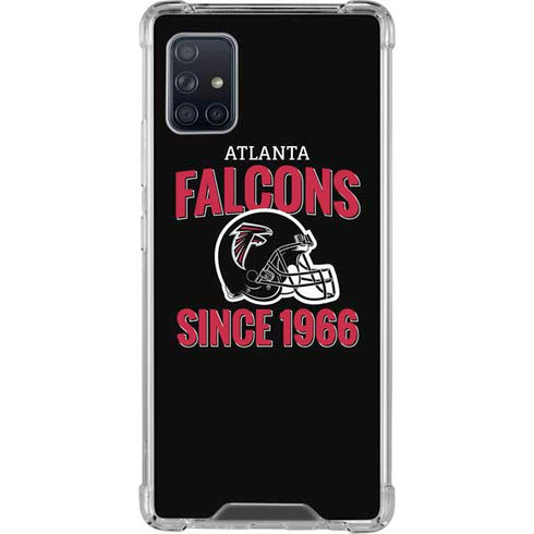 NFL Atlanta Falcons Helmet Galaxy A51 5G Clear Case