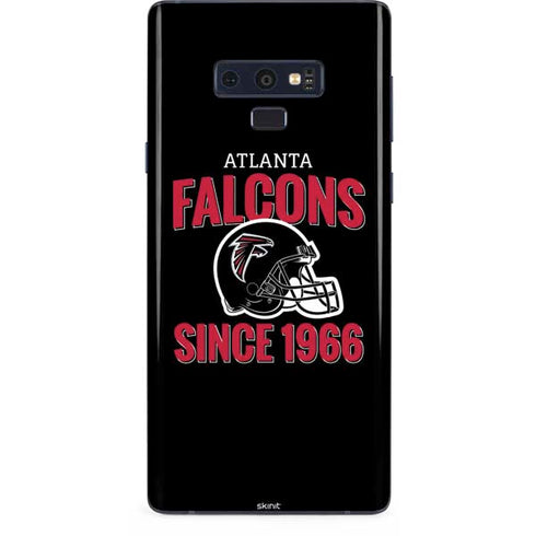 NFL Atlanta Falcons Helmet Galaxy Note 9 Skin