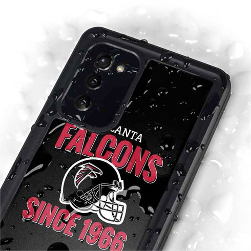 NFL Atlanta Falcons Helmet Galaxy Note20 5G Waterproof Case
