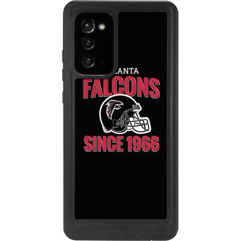 NFL Atlanta Falcons Helmet Galaxy Note20 5G Waterproof Case
