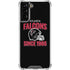 NFL Atlanta Falcons Helmet Galaxy S21 FE Clear Case