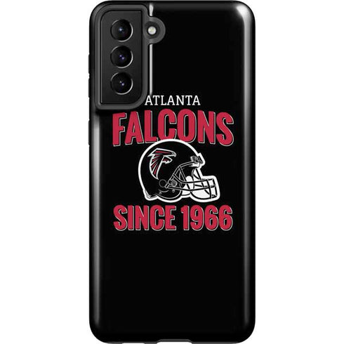 NFL Atlanta Falcons Helmet Galaxy S21 FE Pro Case