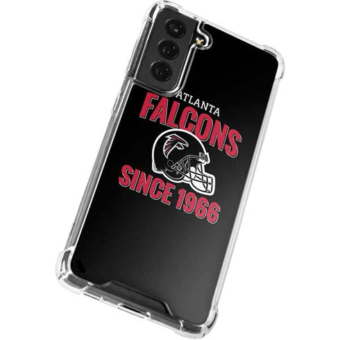 NFL Atlanta Falcons Helmet Galaxy S22 Plus Clear Case