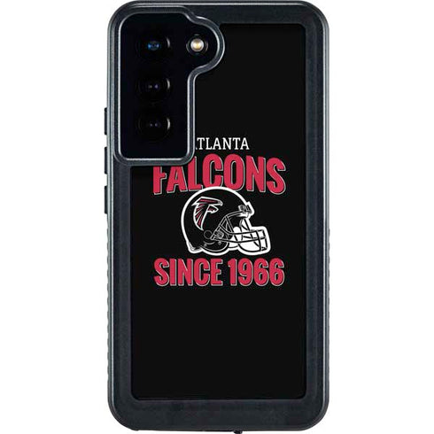 NFL Atlanta Falcons Helmet Galaxy S23 Waterproof Case