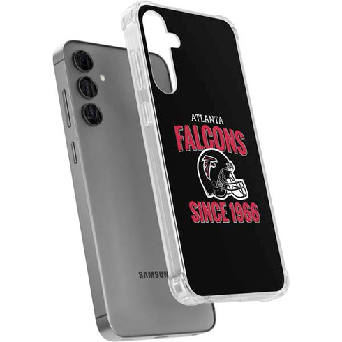 NFL Atlanta Falcons Helmet Galaxy S24 Plus Clear Case