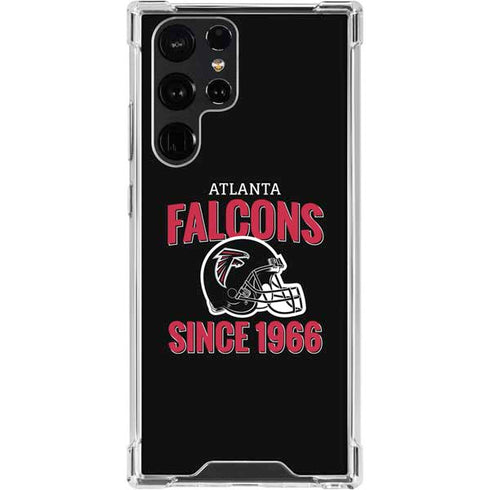 NFL Atlanta Falcons Helmet Galaxy S24 Ultra Clear Case