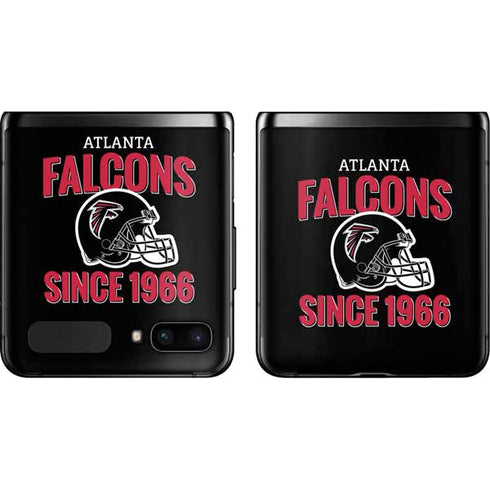 NFL Atlanta Falcons Helmet Galaxy Z Flip Skin