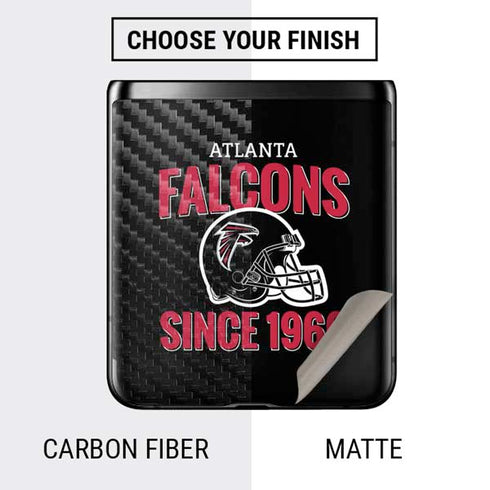 NFL Atlanta Falcons Helmet Galaxy Z Flip Skin