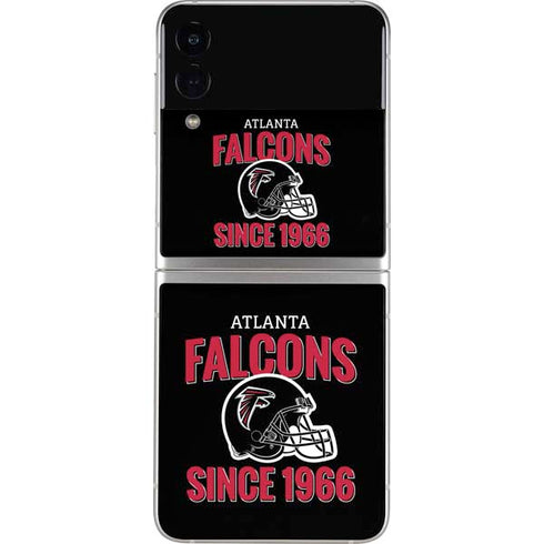 NFL Atlanta Falcons Helmet Galaxy Z Flip3 5G Skin
