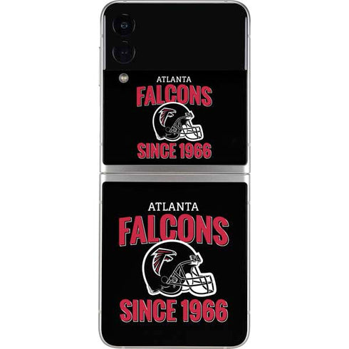 NFL Atlanta Falcons Helmet Galaxy Z Flip4 5G Skin