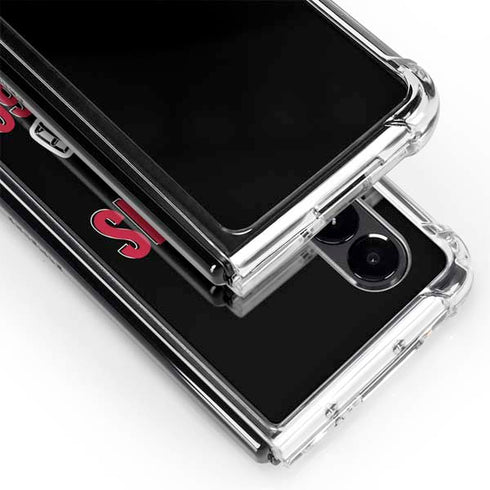NFL Atlanta Falcons Helmet Galaxy Z Fold4 5G Clear Case