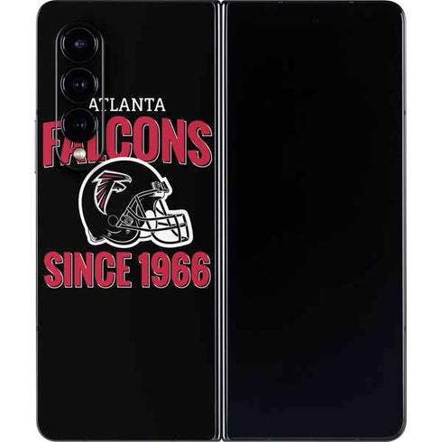 NFL Atlanta Falcons Helmet Galaxy Z Fold4 5G Skin