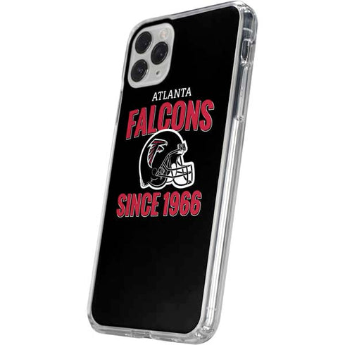 NFL Atlanta Falcons Helmet iPhone 11 Pro Clear Case